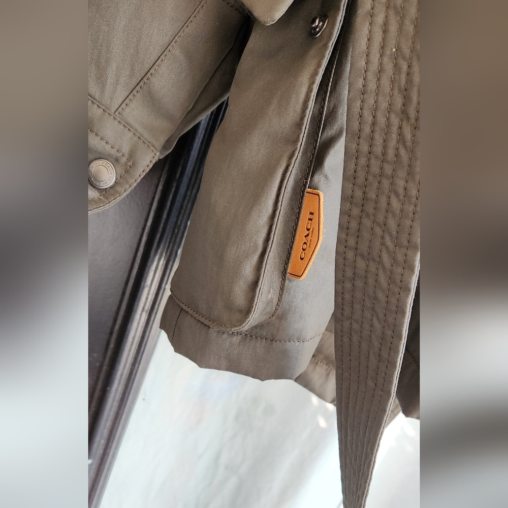 Coach Cotton Field Jacket Moto Style - image 4